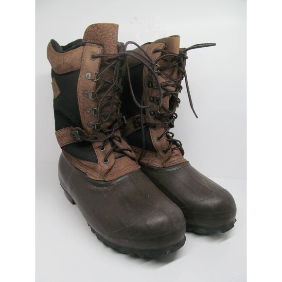Red Ball Boundry Mens 42834 Insulated Waterproof Duck Boots Size US 10 GUC   USA - Picture 1 of 16